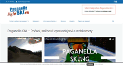 Desktop Screenshot of paganella.cz