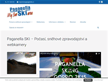 Tablet Screenshot of paganella.cz